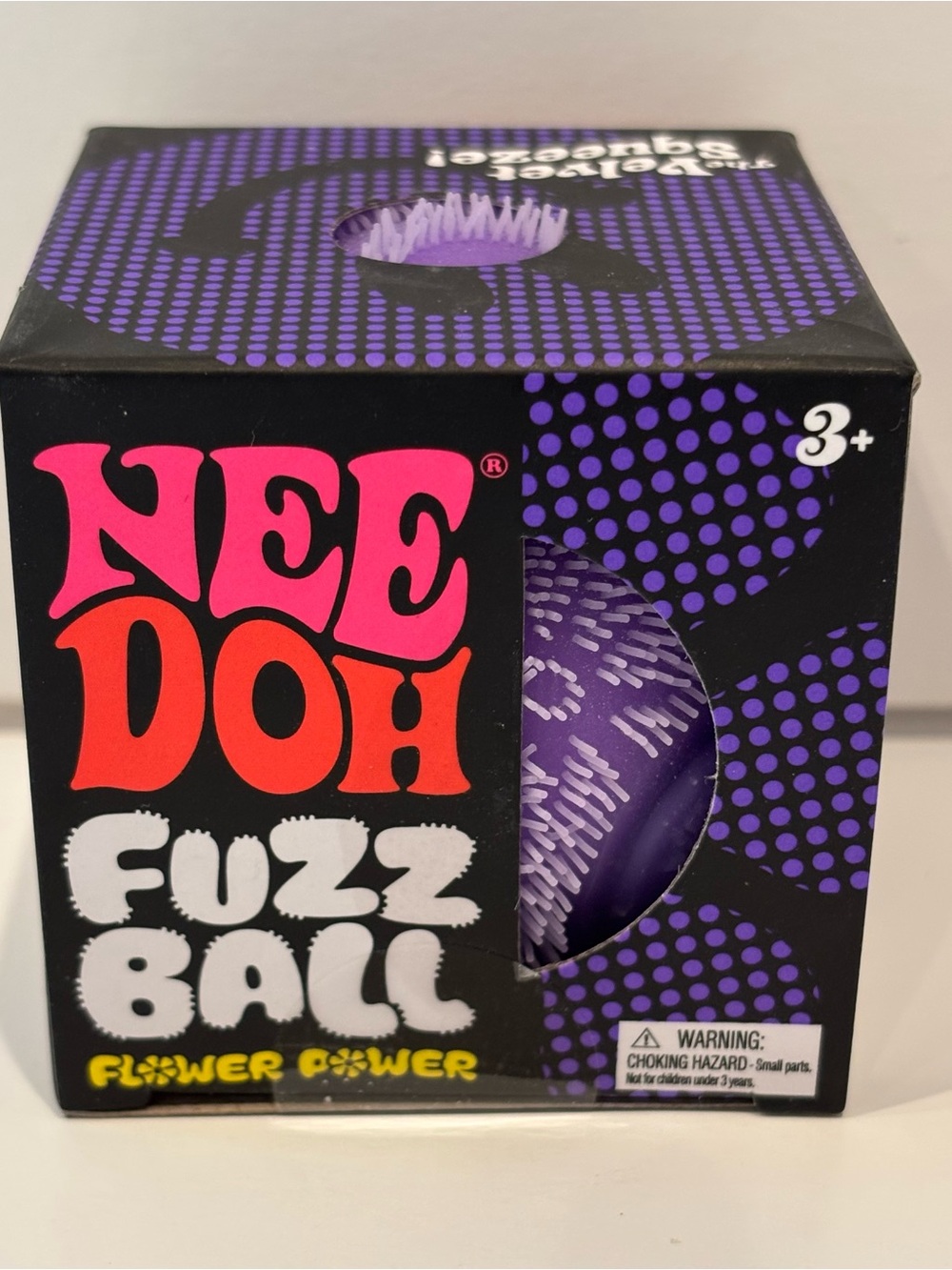 Needoh Fuzz Ball Flower Power Bundle Pink Purple Schylling Fidget Squishy Toys - Picture 5 of 5